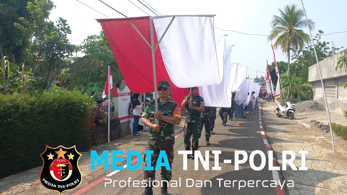 Kirab Bendera Merah Putih 200 Meter Semarakkan Merti Desa Pojok Boyolali