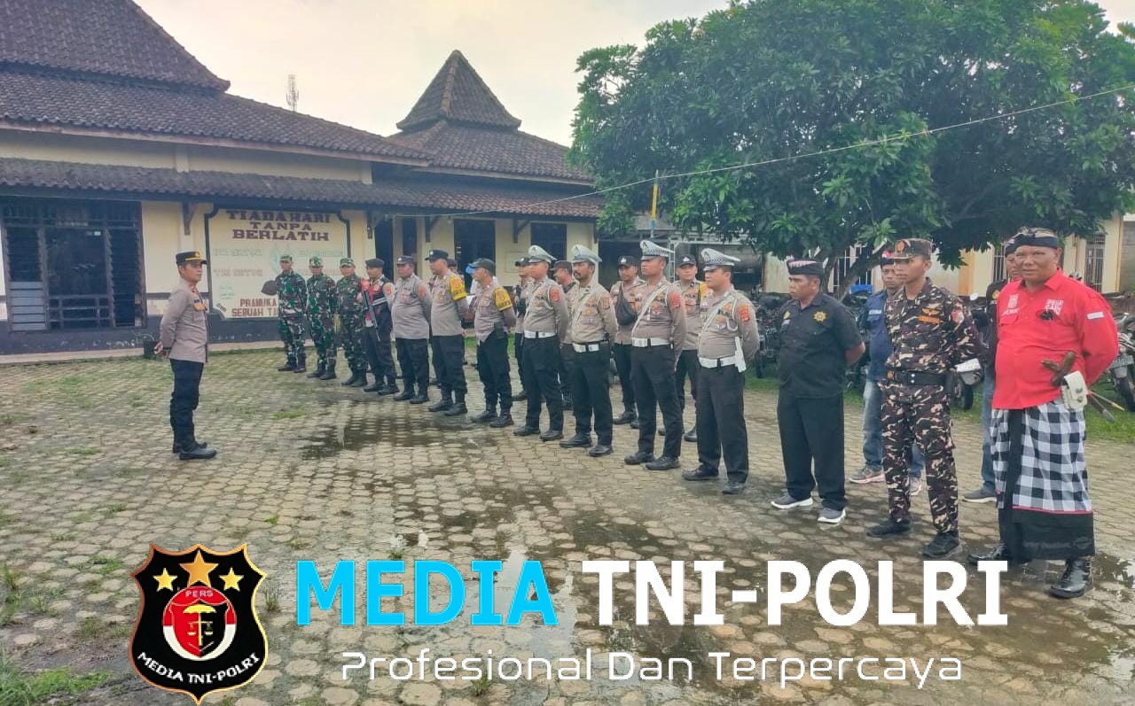 Sinergitas TNI-Polri dan Lintas Elemen Amankan Ibadah Raya Oikoumene PGI-D Lampung Tengah