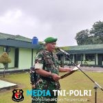 Kasdim 0420/Sarko Mayor Inf Usman, S.Ag., MPd.I Pimpin Upacara Mingguan dengan Semangat Tinggi