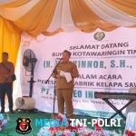 Bupati Kotim Resmikan Pabrik Pengolahan Kelapa Sawit PT Borneo Indah Sawitindo di Bapanggang