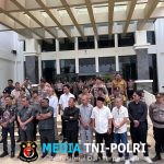 Polres Tulang Bawang Barat laksanakan Pengamanan kegiatan Aksi Damai Penyampaian Aspirasi Aliansi Media Tubaba Bersatu