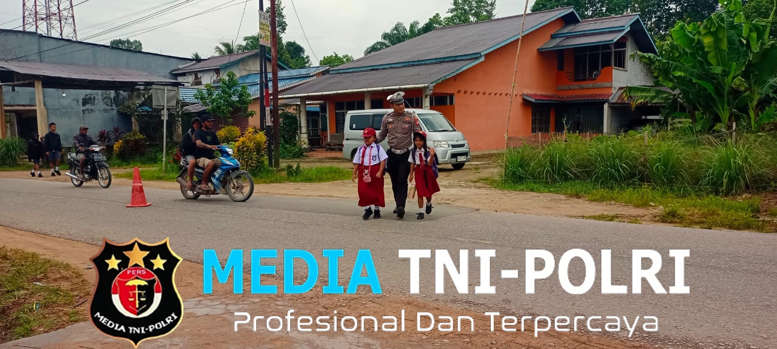 Ciptakan Kamtibcar Lantas di Pagi Hari, Polsek Mempawah Hulu Rutin Lakukan Strong Point