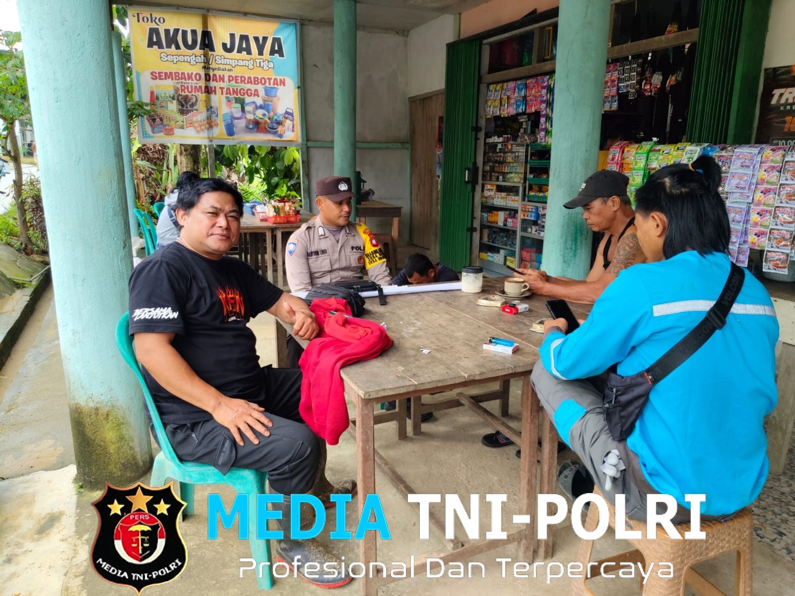 Wujudkan Kamtibmas, Polsek Air Besar Intensifkan Patroli Siang Hari