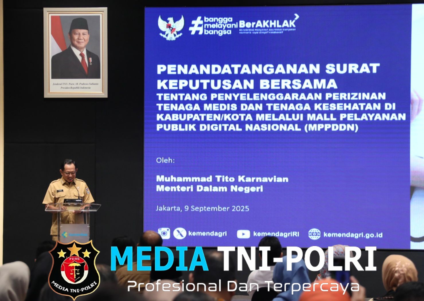 Mendagri Tegaskan Dukungannya terhadap Perizinan Tenaga Medis dan Kesehatan melalui MPPDN