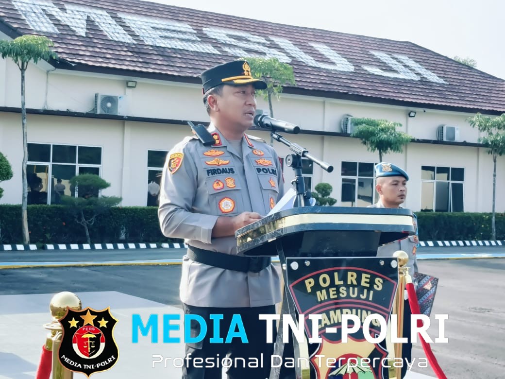 Polres Mesuji Gelar Upacara Peringatan Hari Olahraga Nasional ke-42 Tahun 2025