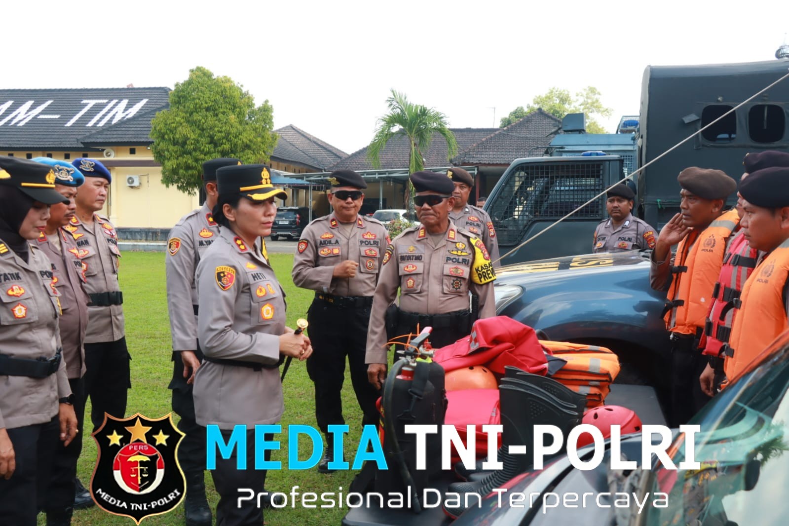 Kapolres Lampung Timur Laksanakan Pengecekan Randis untuk Kesiapsiagaan Personel