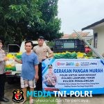 Polsek Pekalongan Gelar Gerakan Pangan Murah, Distribusikan Dua Ton Beras