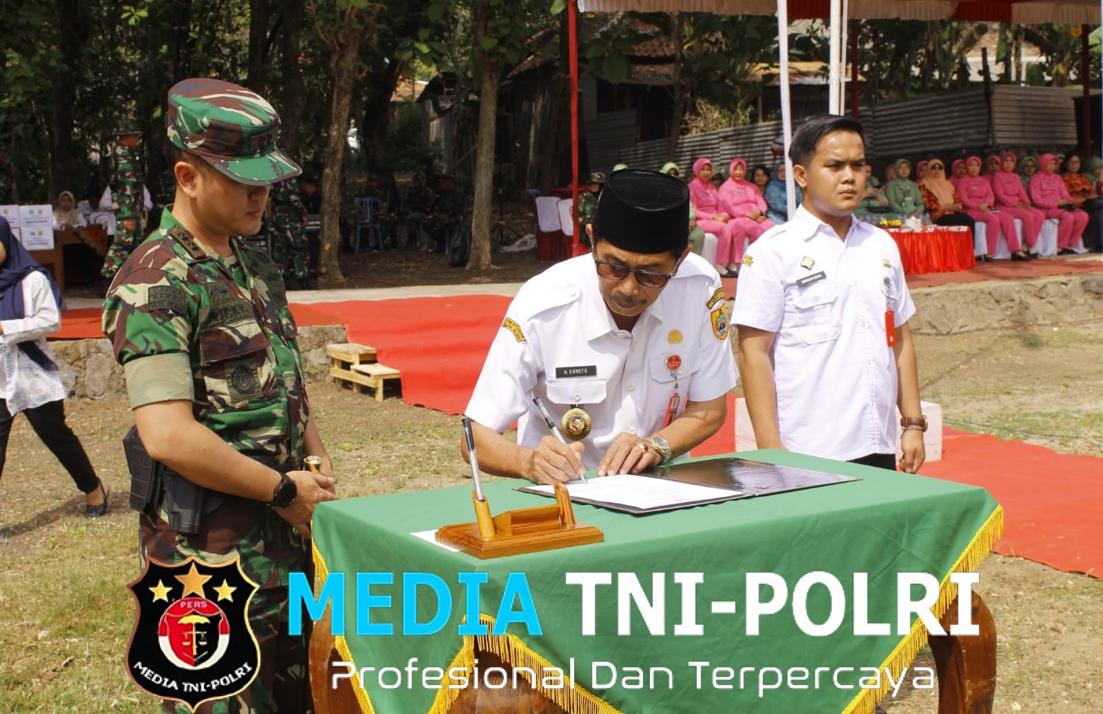 Karya Bakti TNI Manunggal Guyub Rukun ke-22 tahun 2025, jatuh di Ds.Sepat Masaran