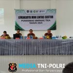 Bhabinkamtibmas Polsek Menyuke Hadiri Lokmin Lintas Sektoral  Puskesmas Simpang Tiga