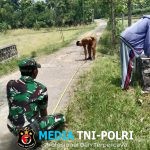 Babinsa Andong Dampingi Survei Jalan Baru, Dorong Peningkatan Infrastruktur Desa