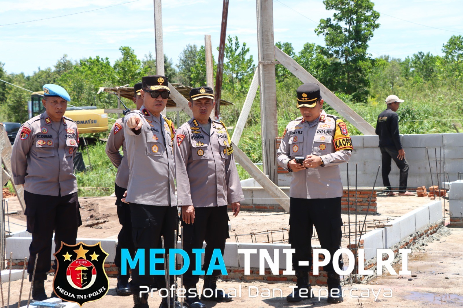 Waka Polda Kalteng Kunker Kepolres Kotim Dan Tinjau Langsung Pembangunan SPPG