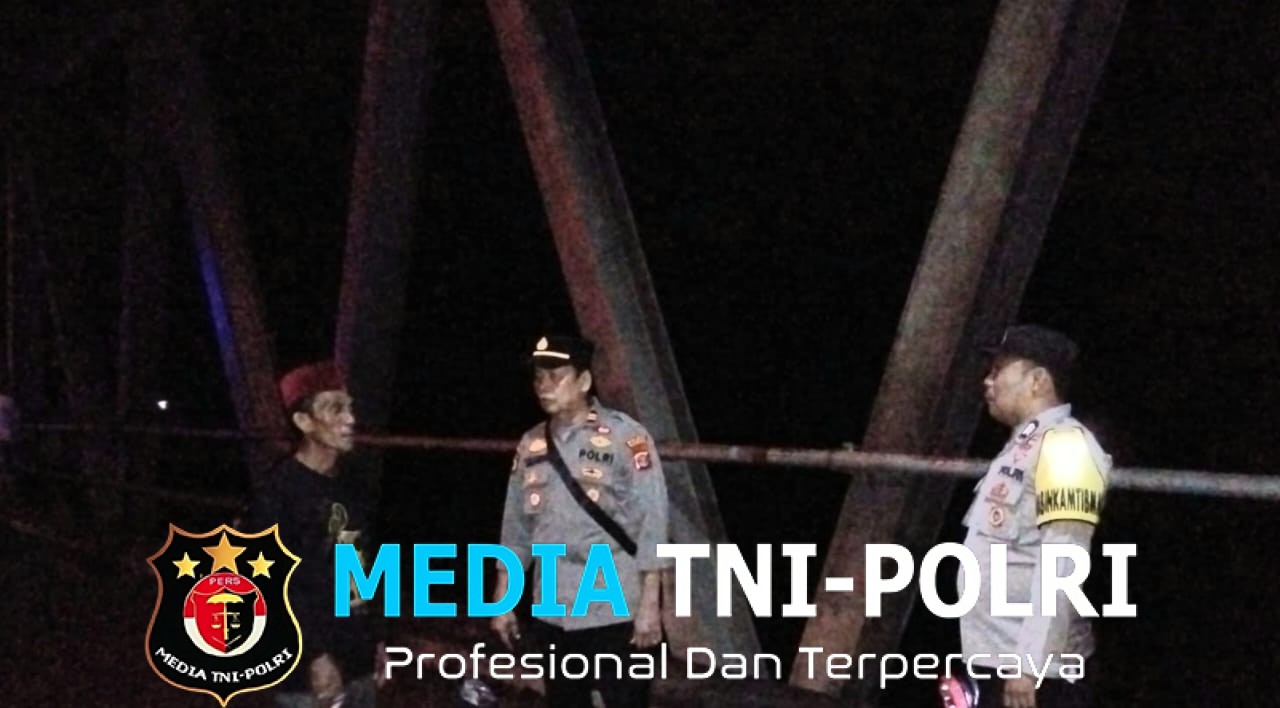 Paska Banjir di Suoh, Polsek Wonosobo Tinjau Debit Air Way Semaka