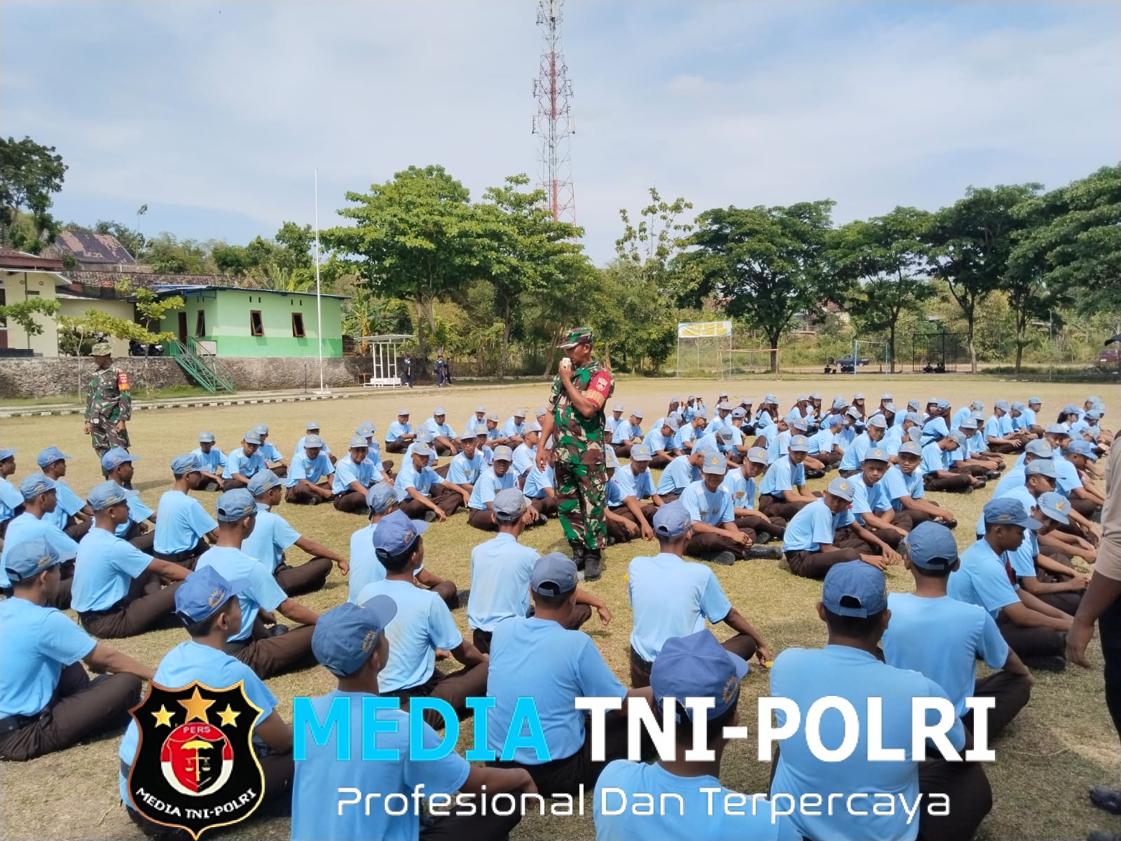 Babinsa Pimpin Latihan Ketarunaan, Bentuk Karakter Disiplin dan Tanggung Jawab Sejak Dini