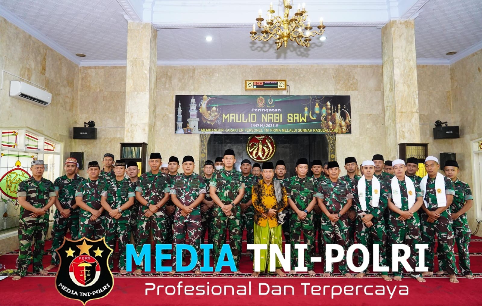 Divif 2 Kostrad Gelar Peringatan Maulid Nabi Muhammad SAW, Ajak Meneladani Akhlak Rasul