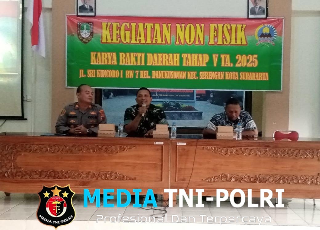Kegiatan Non Fisik Karya Bakti Daerah, Danramil 03 Serengan Penyuluhan Bela Negara
