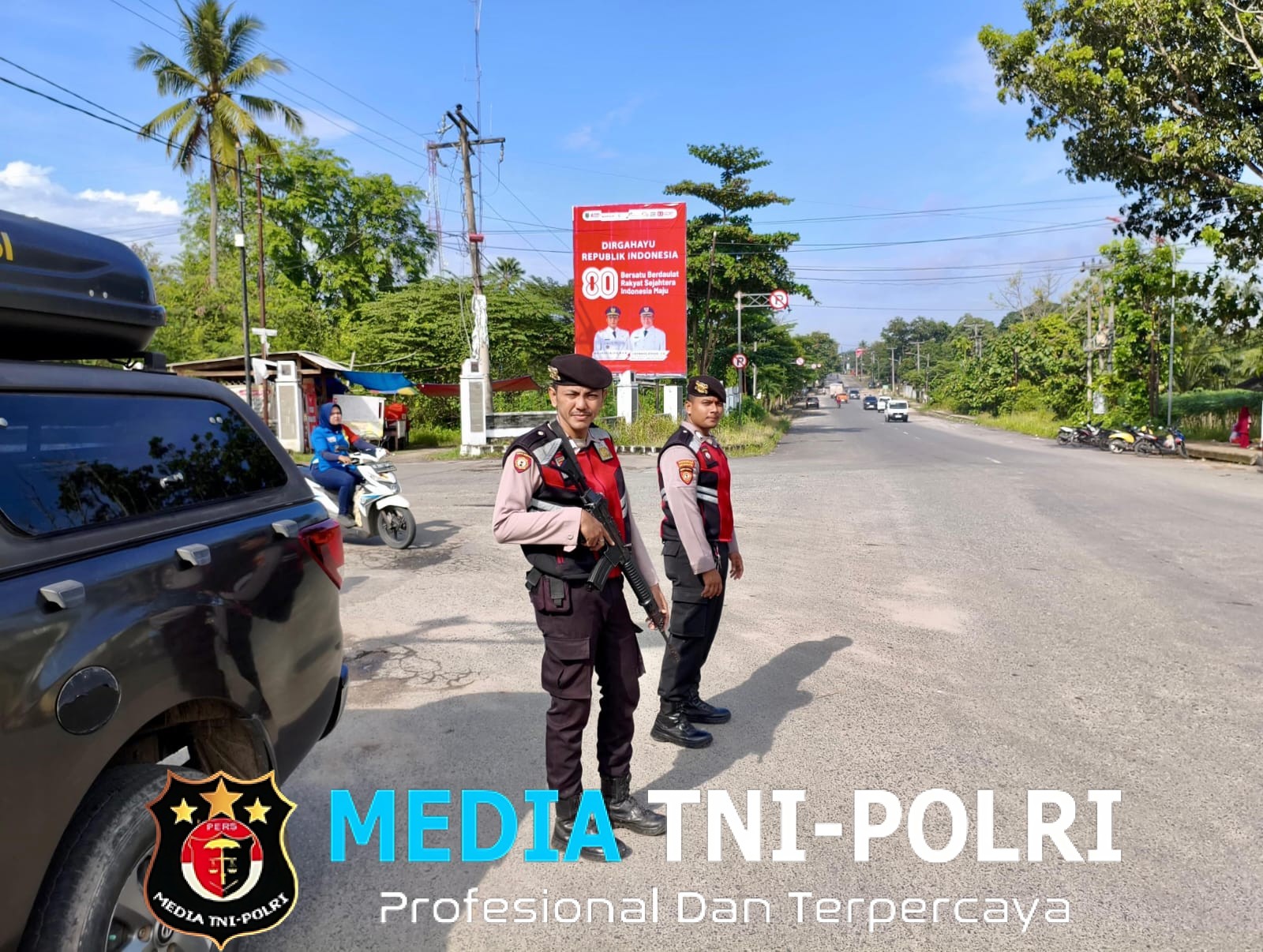 Wujudkan Rasa Aman, Sat Samapta Polres Lampung Tengah Tingkatkan Patroli KRYD