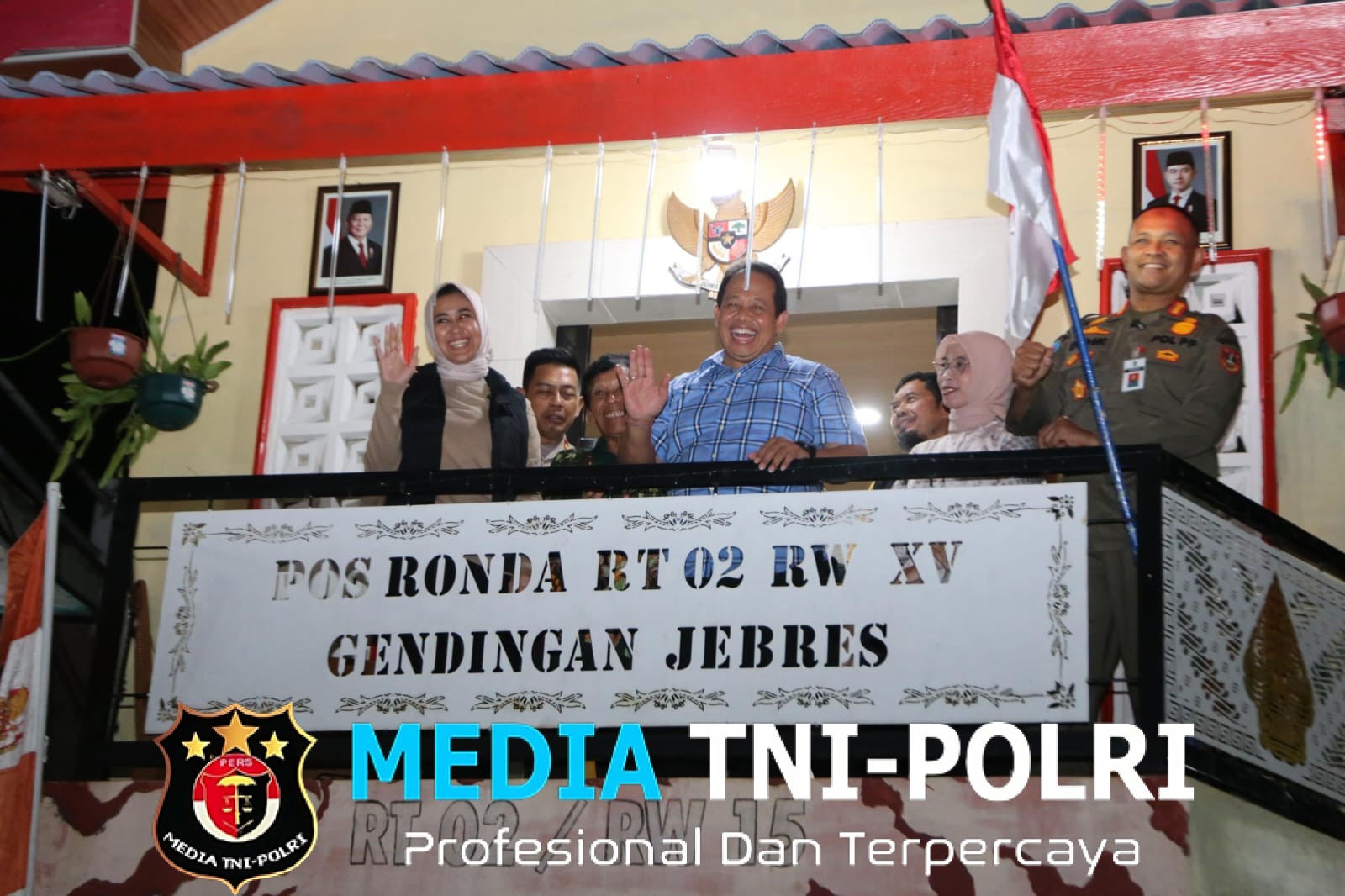 Irjen Kemendagri Monitor Langsung Pelaksanaan Siskamling di Surakarta