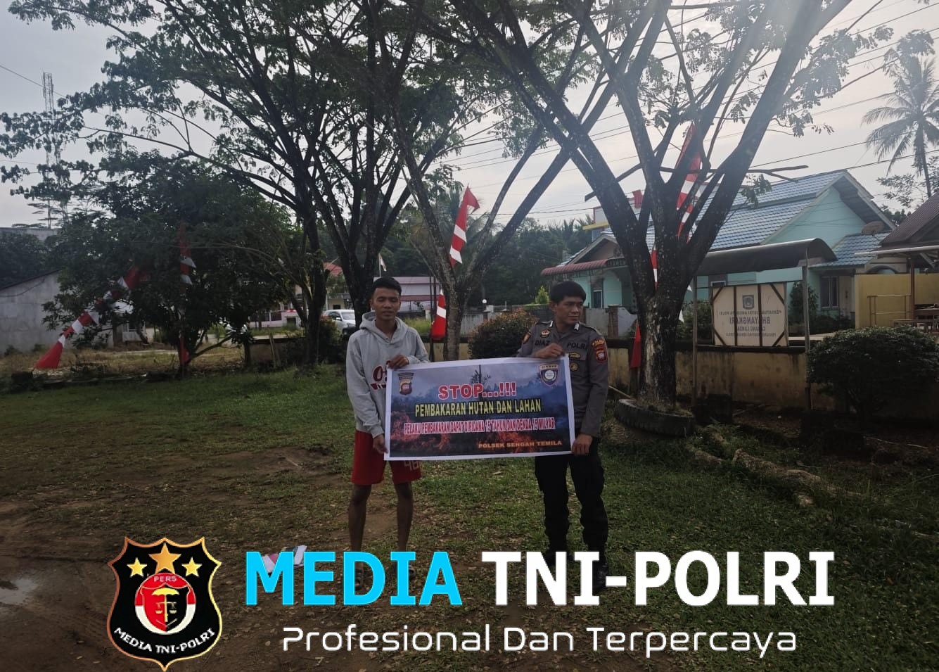 Musim Hujan Bukan Alasan, Polsek Tetap Edukasi Warga Bahaya Bakar Lahan