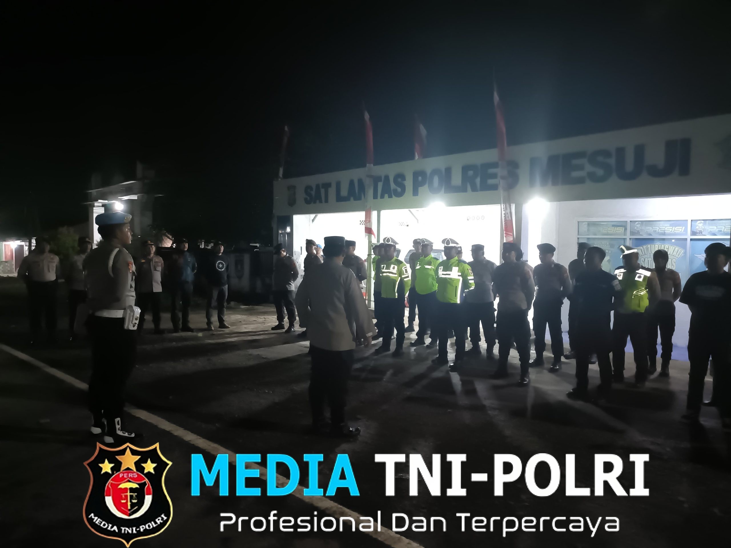 Dalam Rangka Menjaga Kondusifitas Situasi Keamanan Ahir Pekan, Kapolres Mesuji Menyiagakan Personil siaga Kompi III