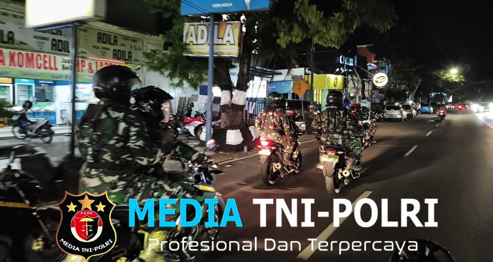 Ciptakan Rasa Aman, Kodim 0725/Sragen Ajak Element Masyarakat Patroli Bersama