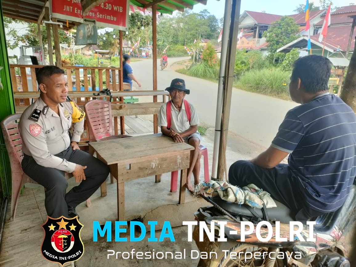 Patroli Siang di Wilayah Hukum Polsek Air Besar