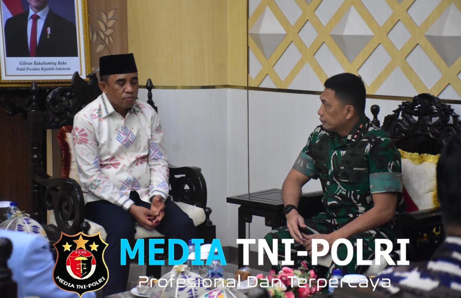 Sinergi untuk Sulawesi Tengah Pangdam XXIII/Palaka Wira Bersama Gubernur Sambut Ketua DPD RI di Palu