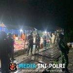 Antisipasi Tindakan Kriminal di Malam Hari, Anggota Kodim 1705/Nabire Gelar Patroli Malam