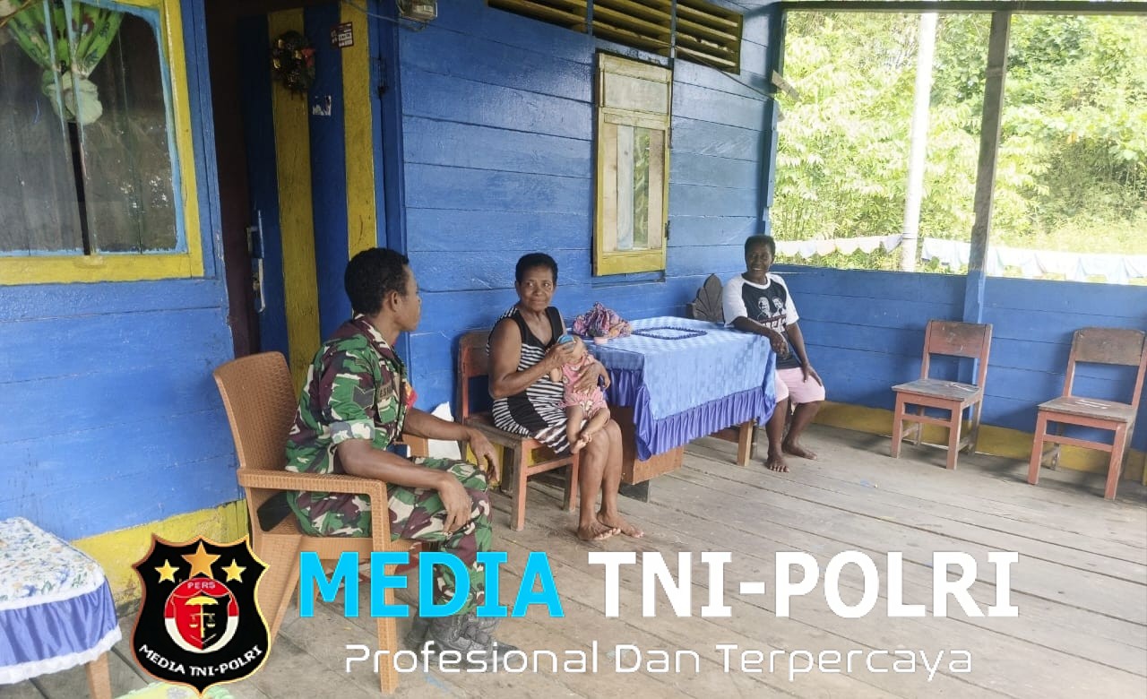 Babinsa Koramil 1705-02 / Napan Melaksanakan Komsos dengan Warga Binaan