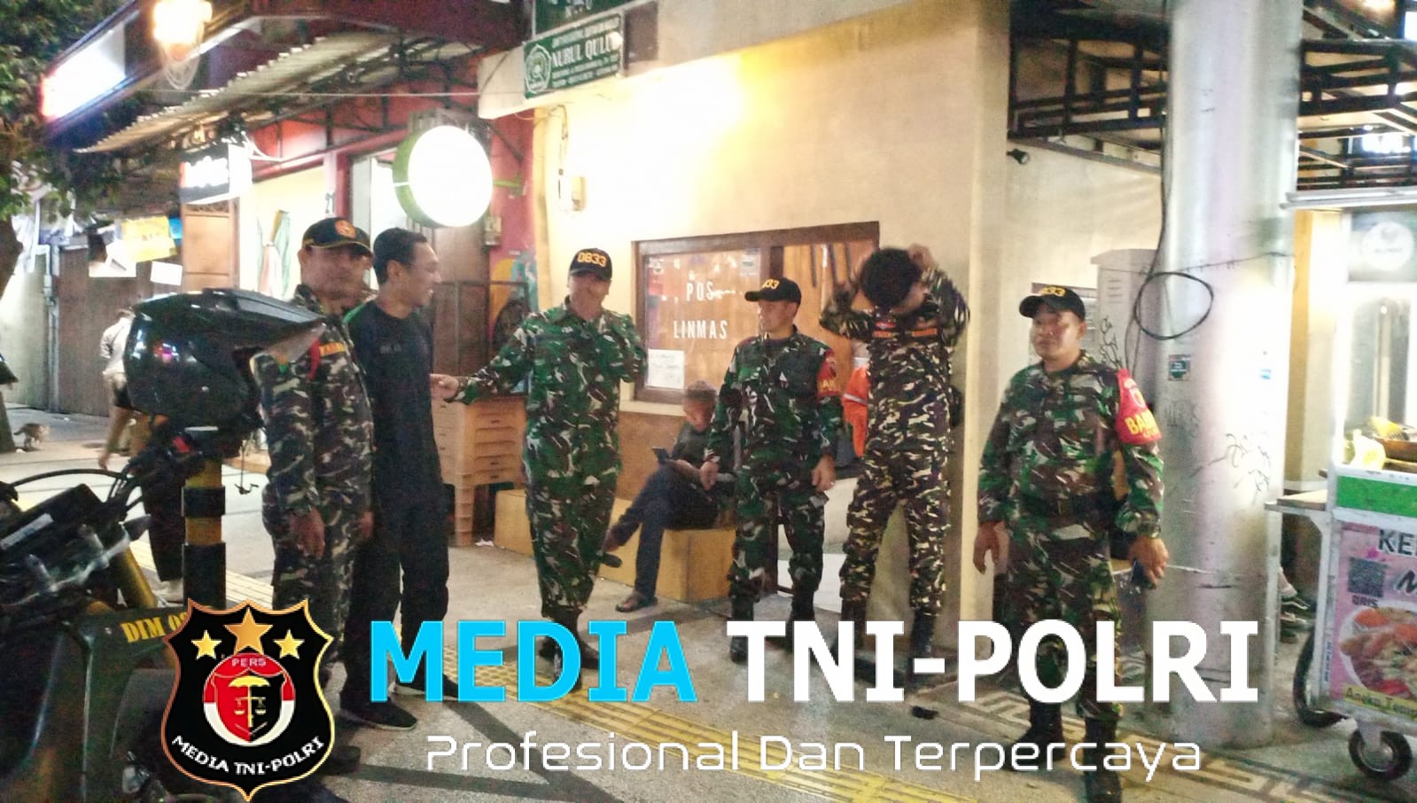 Gelar Patroli Kolaboratif Koramil Klojen Bersama Banser Tingkatkan Keamanan Lingkungan