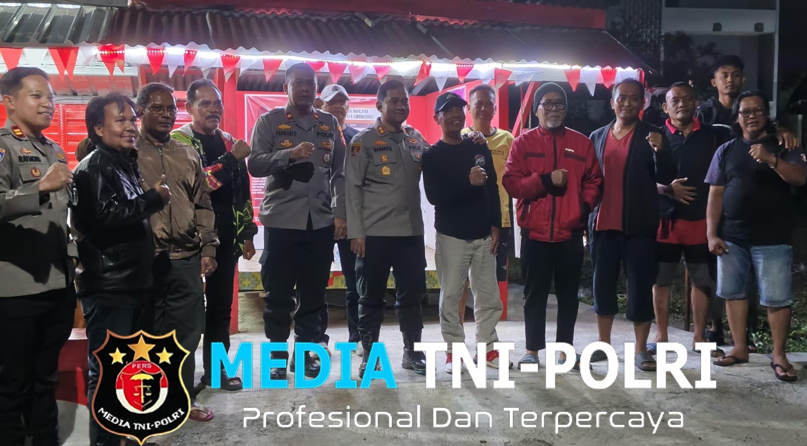 Kapolres Wonogiri Sambangi Siskamling di Giriwono, Ajak Warga Perkuat Keamanan Lingkungan