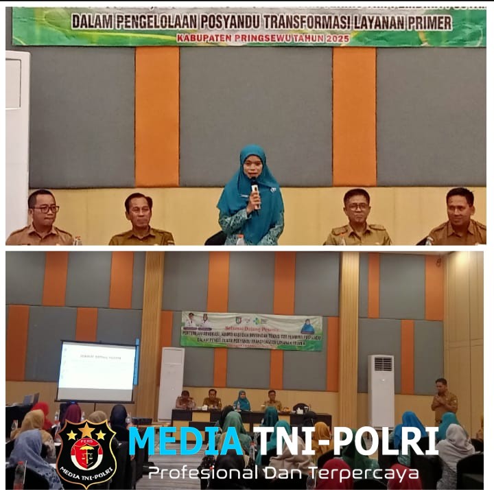 Ketua TP-PKK Kabupaten Pringsewu Rahayu Riyanto Pamungkas Membuka Acara Pertemuan Advokasi, Koordinasi & Bimtek Tim Pembina Posyandu