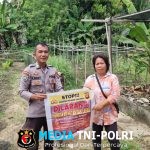Bhabinkamtibmas Polsek Menjalin Melaksanakan Giat Rutin Himbauan Karhutla
