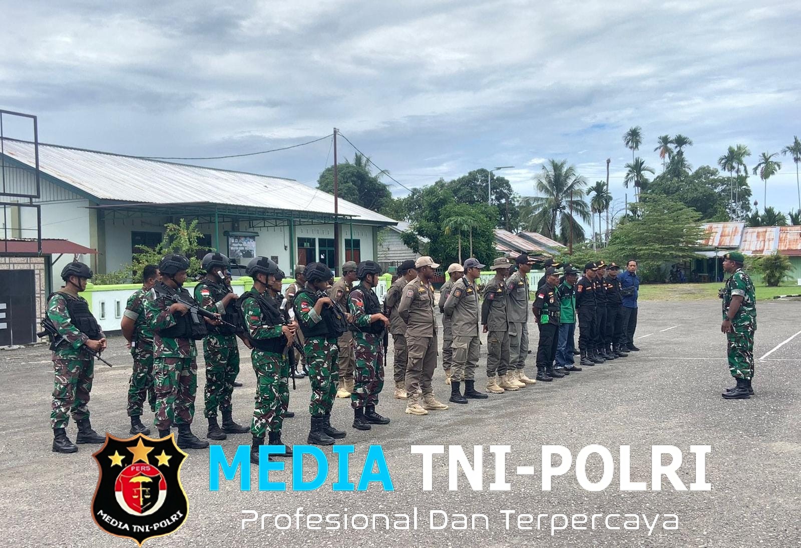 Ciptakan Rasa Aman, Kodim 1705/Nabire Kembali Gelar Apel Gabungan