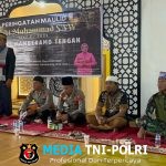 Maulid Nabi Muhammad SAW Satgas Yonif 521/DY Turut Hadir di Masjid Al j Tengah