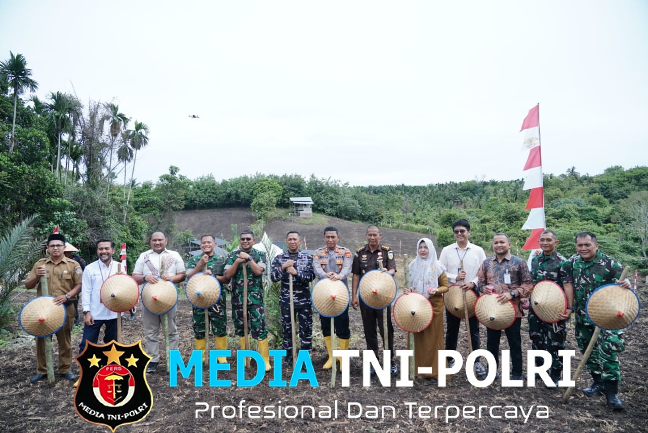 Kodim 0103/Aceh Utara Kembali Produktifkan Lahan, Gelar Penanaman Perdana Jagung dan Padi Gogo