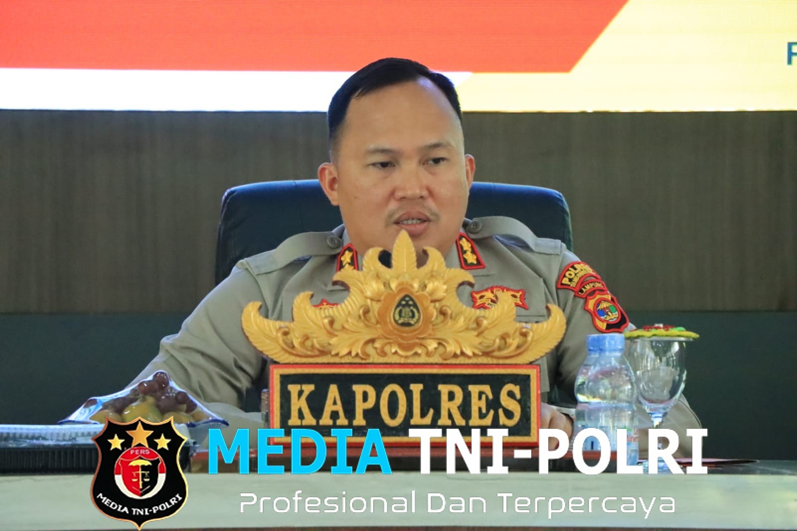 Kapolres Tulang Bawang Barat Pimpin Langsung Pelaksanaan Gelar Operasional Bulanan Dan Anev Situasi Kamtibmas