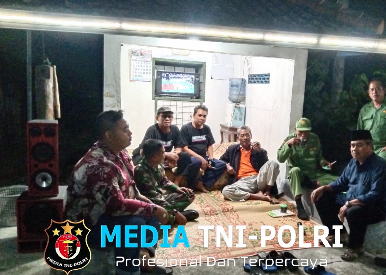 Kodim Sragen Patroli Malam Hari Hingga Sambangi Poskamling