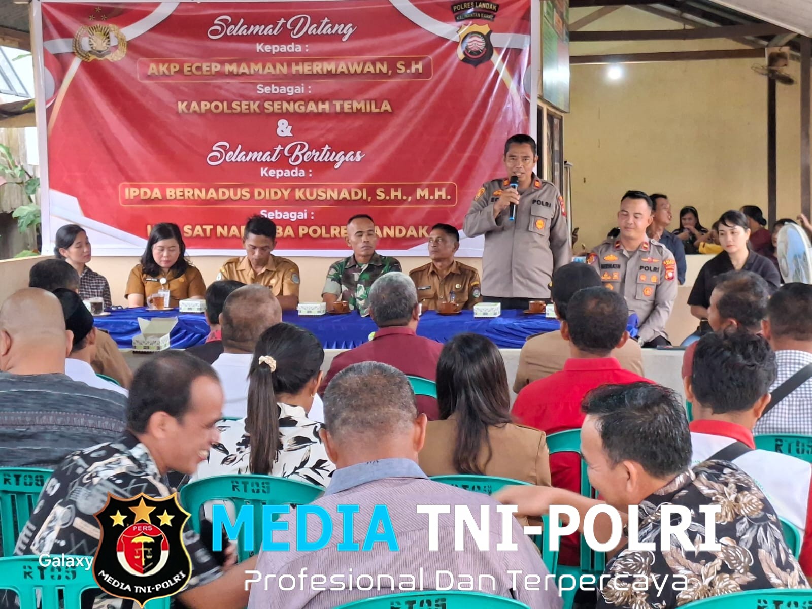 Kenal Pamit Kapolsek Sengah Temila, Momentum Hangat Penuh Kekeluargaan