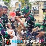 Ratusan Aparat di Merauke Turun Tangan Bersihkan Pasar Wamanggu