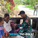 Satgas Yonif 131/Brajasakti Gelar Pelayanan Kesehatan dan Fogging di Perbatasan Papua