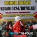 Jelang HUT TNI ke-80, Kodim 0724/Boyolali Gelar Donor Darah untuk Kemanusiaan