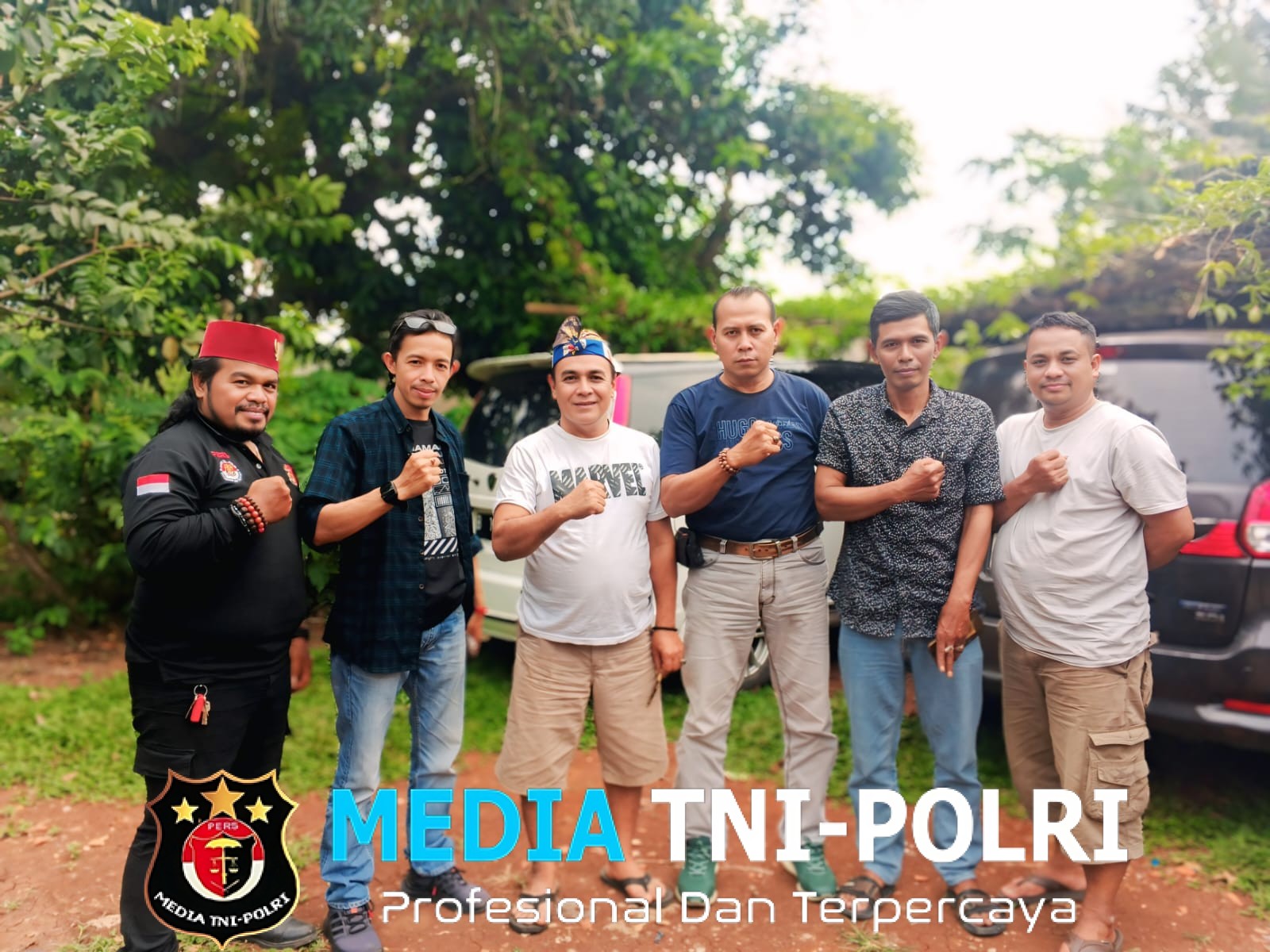 Kabiro Bogor Barat Bersama Teamnya Kunjungi Kantor Pusat Media TNI POLRI