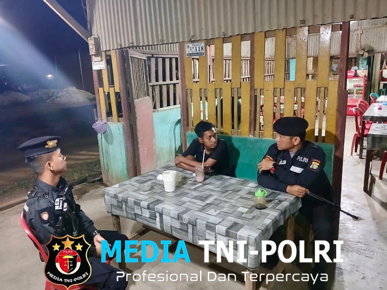 Cegah Kejahatan Jalanan, Sat Samapta Polres Lampung Tengah Intensifkan Patroli di Titik Rawan