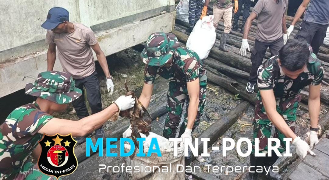 Satgas Yonif 123/Rajawali Bersama Koramil 1707-08/Agats Gelar “Bakti Teritorial Prima” di Pasar Mama Muyu