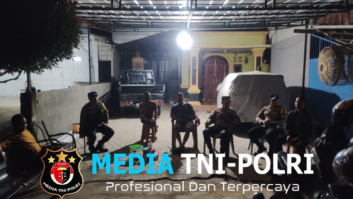 Kapolsek Tulang Bawang Tengah Pimpin Patroli Malam Hari, Antisipasi Gangguan Kamtibmas