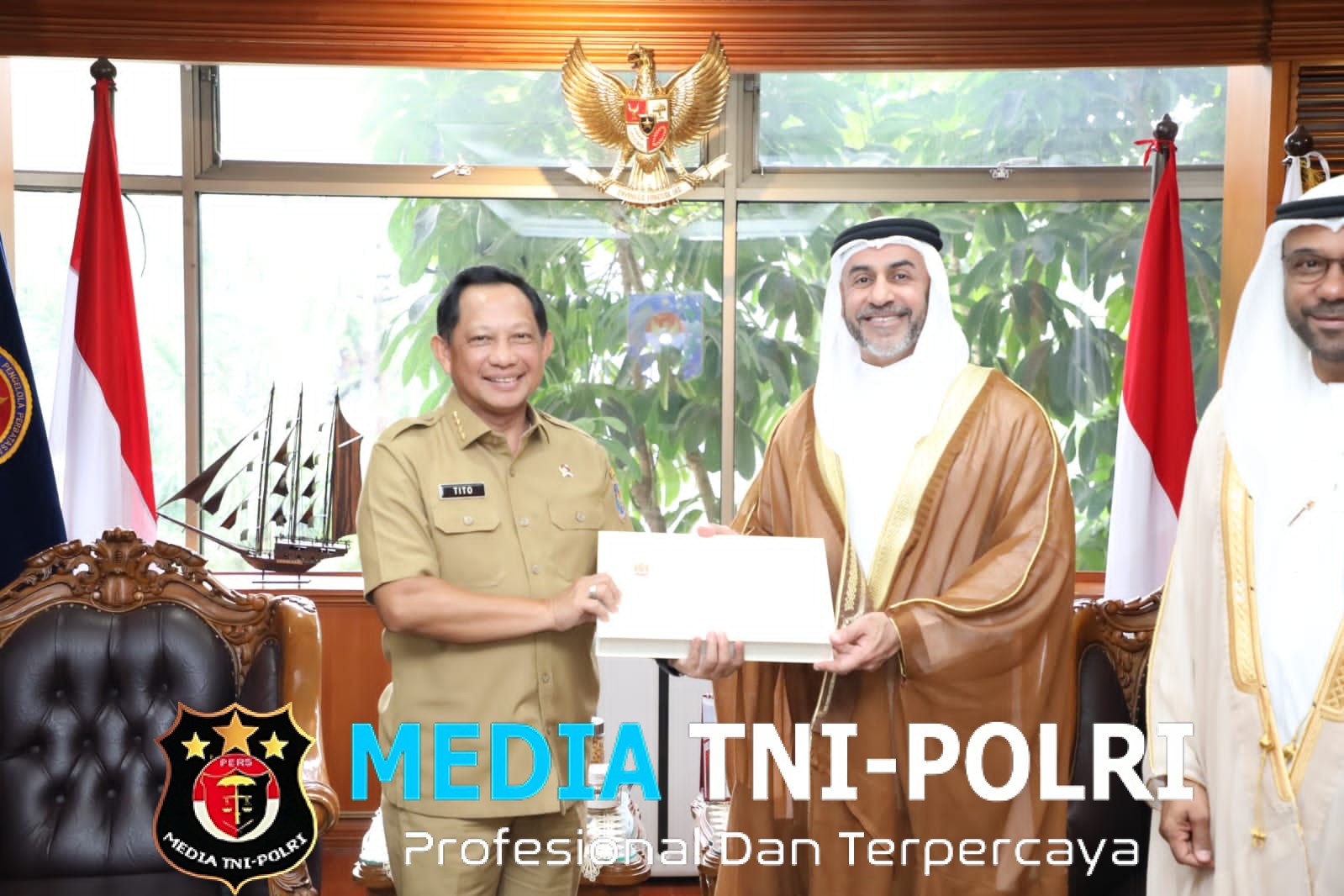 Terima Delegasi Uni Emirat Arab, Mendagri Tito Bahas Kolaborasi Penguatan SDM