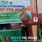 Kanit Binmas Polsek Sengah Temila Hadiri Pelantikan Pengurus KKG – MGMP Rayon 2 Periode 2025–2029