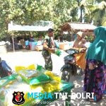 Kodim 0103/Aut Hadirkan Pangan Murah, Warga Samudera Sambut Gembira