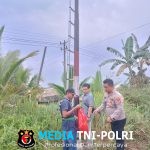 Kepedulian Kapolsek Mesuji Timur, Pasang Lampu PJU Antisipasi C3 di Titik-titik Rawan Kecelakaan