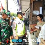Utamakan Kondusifitas Wilayah Serengan, Babinsa dan Bhabinkamtibmas Gelar Patroli Siang